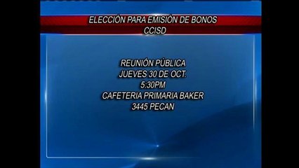 Autoridades escolares realizarán una reunión pública