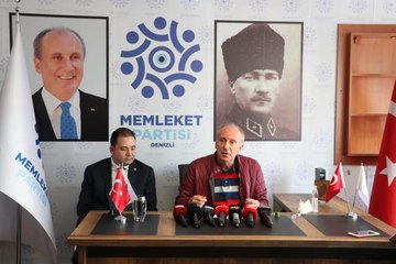 Memleket Partisi Genel Başkanı İnce, Denizli'de konuştu