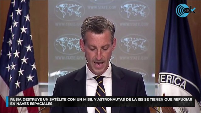 Rusia destruye un satélite con un misil y astronautas de la ISS se tienen que refugiar en naves espaciales