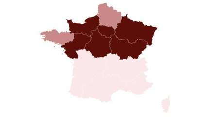 R effectif de la Covid-19 : les régions où l'épidémie repart, notre carte de France