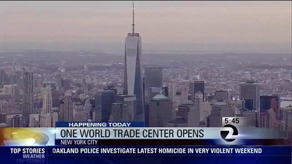 New World Trade Center Tower Opens Today