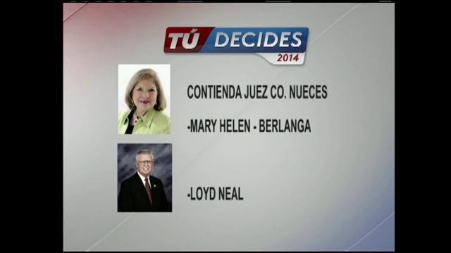 En estas elecciones de decidirá quien será el Juez del Condado de Nueces