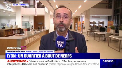 Insécurité à Lyon: Robert Ménard dénonce un manque "de place en prison"