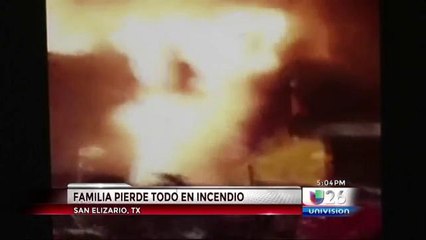 Familia de San Eli lo pierde todo en un incendio