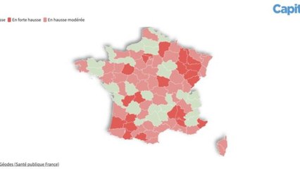 Covid-19 : voici les départements où l’épidémie repart