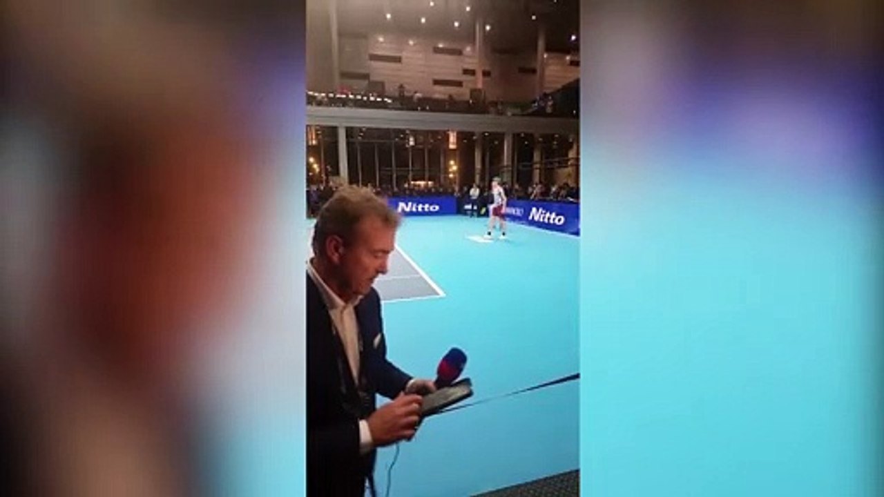 Tennis, Atp Finals: Sinner si allena per la partita contro Hurkacz