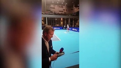 Tennis, Atp Finals: Sinner si allena per la partita contro Hurkacz