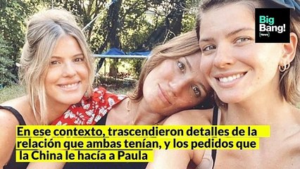 La "China" aniquiló a Paula: pedidos anti "Pampita", el mangazo laboral y el día que le robó el celular