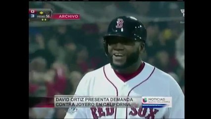 David Ortiz presenta demanda contra joyero en California