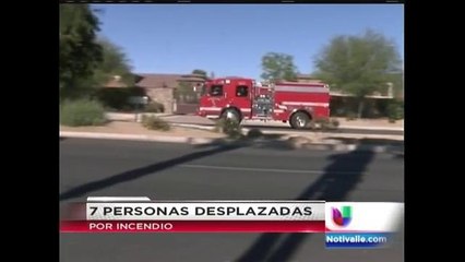 Se incendió un complejo de apartamentos en Palm Desert