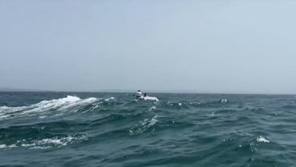 Cruzar el Atlántico en un catamarán impulsado por cometas de kitesurf