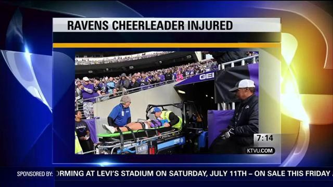 Ravens Cheerleader Injured