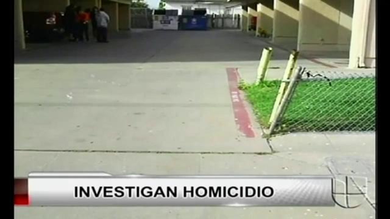 Homicidio el fin de semana