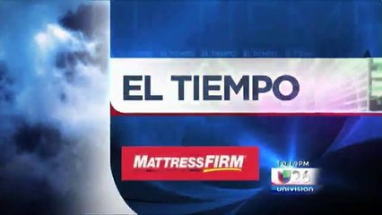 Pronóstico del Tiempo: Lunes 10 de Noviembre 10pm