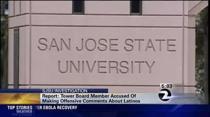 San Jose State Investigates Alleged Board Member Racial Comments