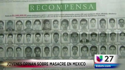 Jóvenes Opinan Sobre Masacre En México