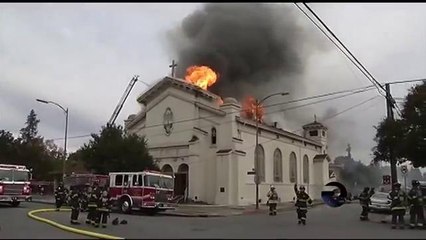 Fire Destroys Historic San Jose Church