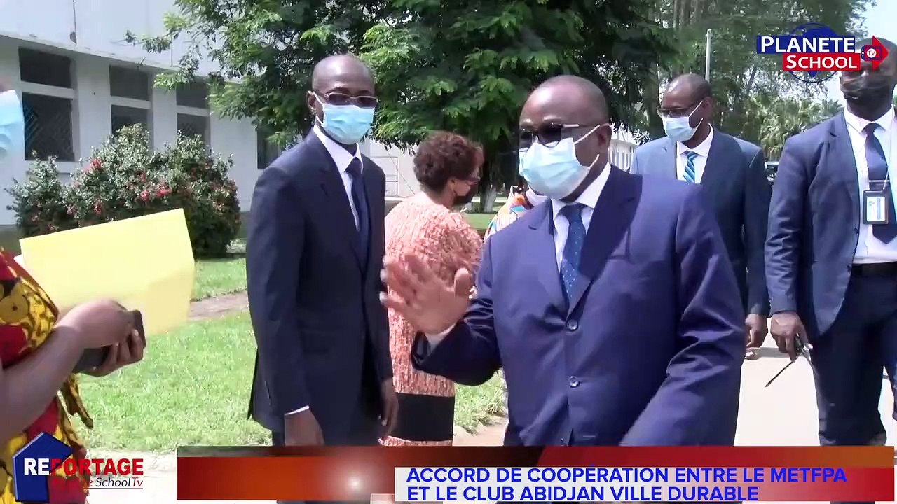 Coopération Institutionnelle CI : Signature d’accord entre le METFPA et Club Abidjan Ville Durable