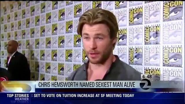 Chris Hemsworth Named Sexiest Man Alive