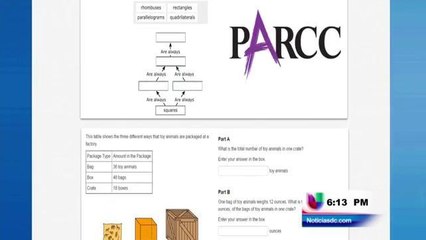 Evaluaciones Parcc en escuelas de Maryland