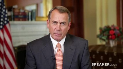 Habla Boehner antes del mensaje presidencial