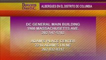 DC: Albergues para personas sin hogar