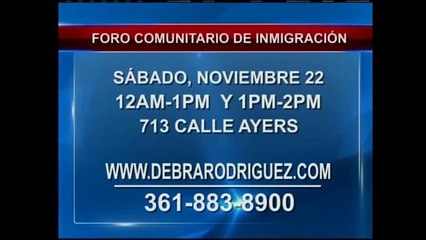 Se realizará un foro comunitario sobre inmigración