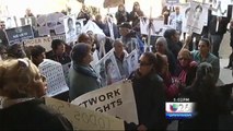 Protestas en el Consulado Mexicano de El Paso por el caso Ayotzinapa