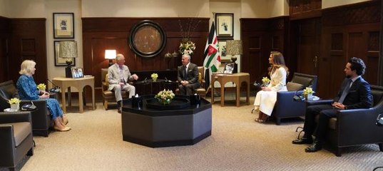 Ürdün Kralı 2. Abdullah, Amman'da İngiltere Veliaht Prensi Charles ile görüştü