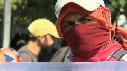 Realizan múltiples manifestaciones por desaparecidos en Ayotzinapa