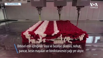 Bitki Bazlı 3 Boyut Yazıcıda Üretilen Et Piyasada
