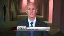 Las reacciones del gobernador Rick Scott sobre el anuncio