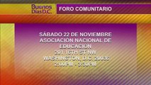 DC: Foro comunitario 11/22/2014