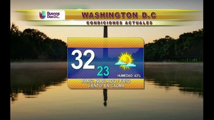DC: Fuertes vientos el día de hoy