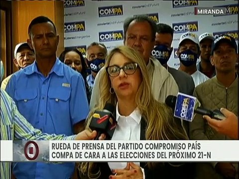 Partido COMPA invita a la población mirandina a participar en las Megaelecciones este 21-NOV