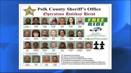 Arresto múltiples en condado Polk
