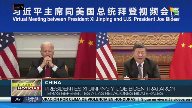 Presidentes de China y EE.UU sostuvieron encuentro virtual sobre estado de relaciones bilaterales