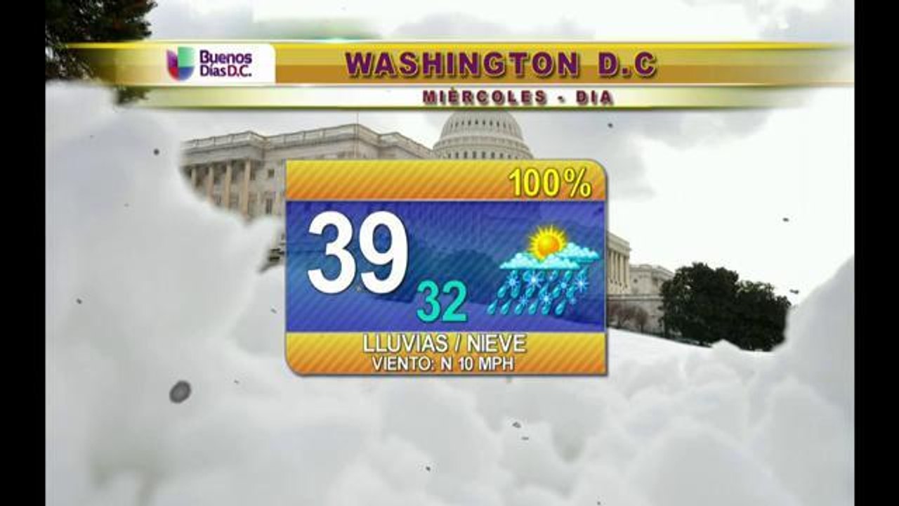 DC: Llega la nieve