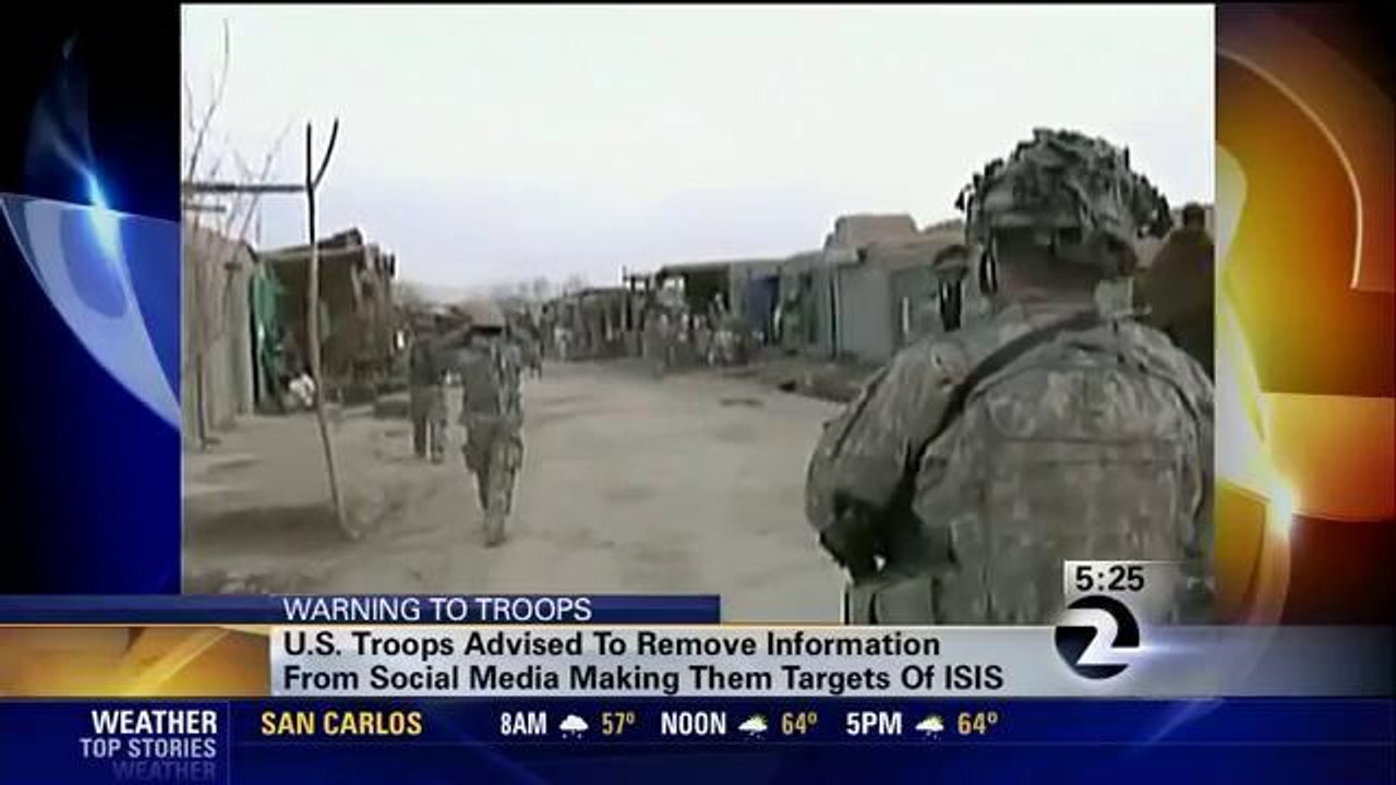 US Troops Advised to Remove Info From Social Media