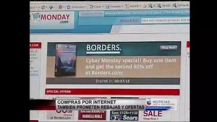 Lunes Cibernético: Oferta para compras por Internet