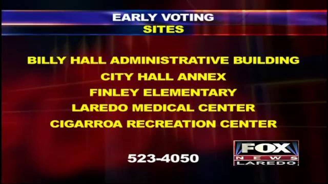 Early Voting Begins