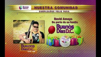DC: Felicitaciones a David Amaya