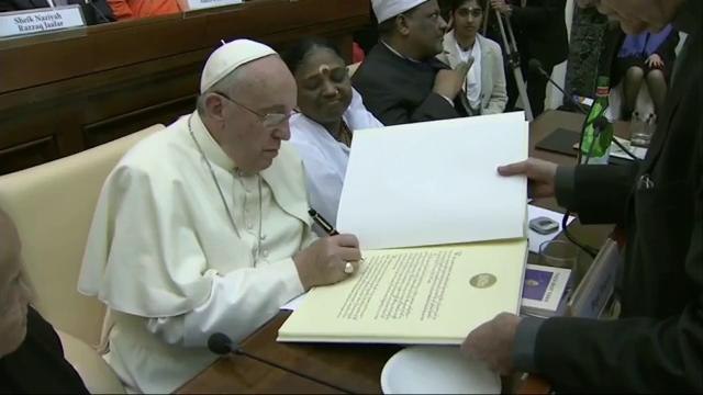 Ciudad del Vaticano: Líderes religiosos contra esclavitud moderna