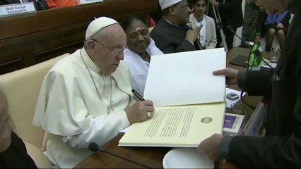 Ciudad del Vaticano: Líderes religiosos contra esclavitud moderna