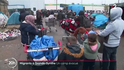 Grande-Synthe : plus de 1 000 migrants évacués d'un campement, les premières personnes déjà de retour sur place