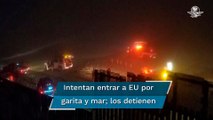 En Tijuana reportan dos intentos de cruce de migrantes a EU; Patrulla Fronteriza los asegura