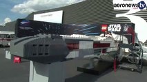Un vaisseau de Star Wars en Lego au Bourget