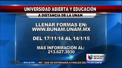 Convocatoria para cursar bachillerato en UNAM