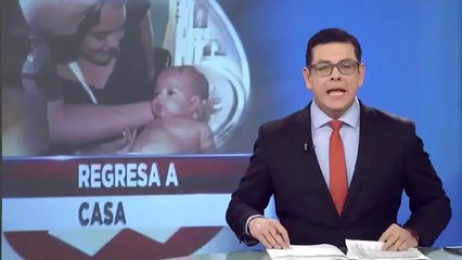 Bebé Logan regresa a casa tras 9 meses hospitalizado