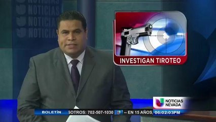 Buscan a sospechoso involucrado en un tiroteo en Sun Valley, NV